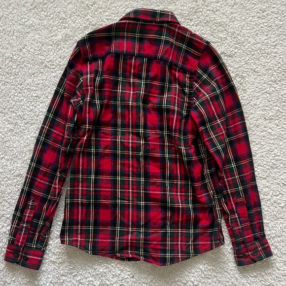L.L. BEAN Women’s Scotch Plaid Flannel Shirt Relaxed Size XXS - Picture 7 of 13